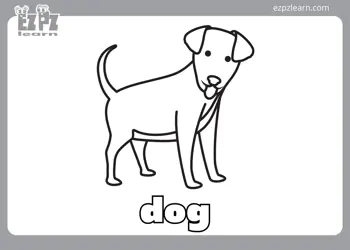 Dog Coloring Page
